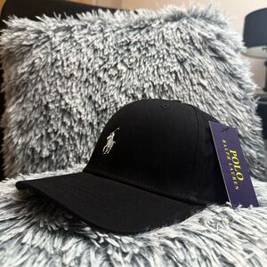 Polo by Ralph Lauren Black Knit Beanie Hat